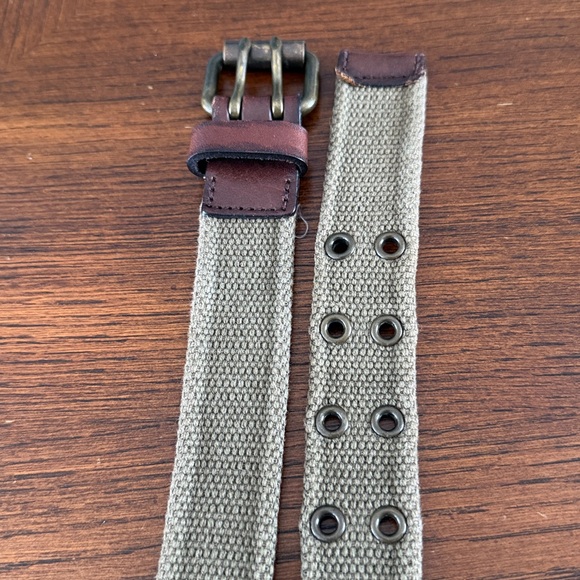 J.Crew Canvas Belt Green - Picture 2 of 3